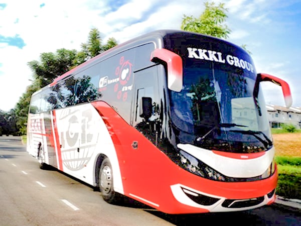 KKKL Bus From Singapore To Malacca
