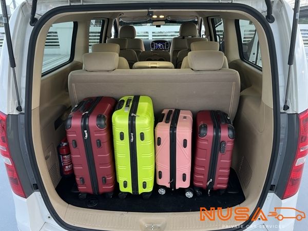 NusaTransport Hyundai Starex Luggage Space View